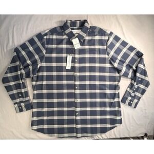 Mizzen + Main Fairview Blue Button Down‎ Long Sleeve Men's XXLarge NEW
